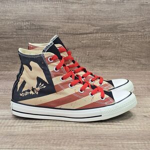 Converse Chuck Taylor All-Star Men's Sz 6 American Flag Eagle Sneakers (144677F)